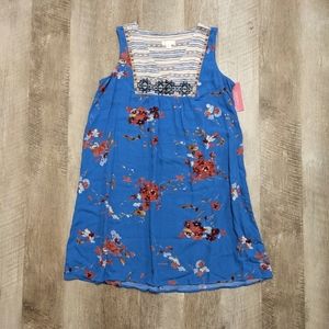 Xhilaration Blue Cornflower Sleeveless Dress New
